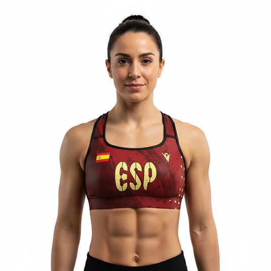 Spain (España) - ESP 34 - Country Codes (Sports Bra) Olympian