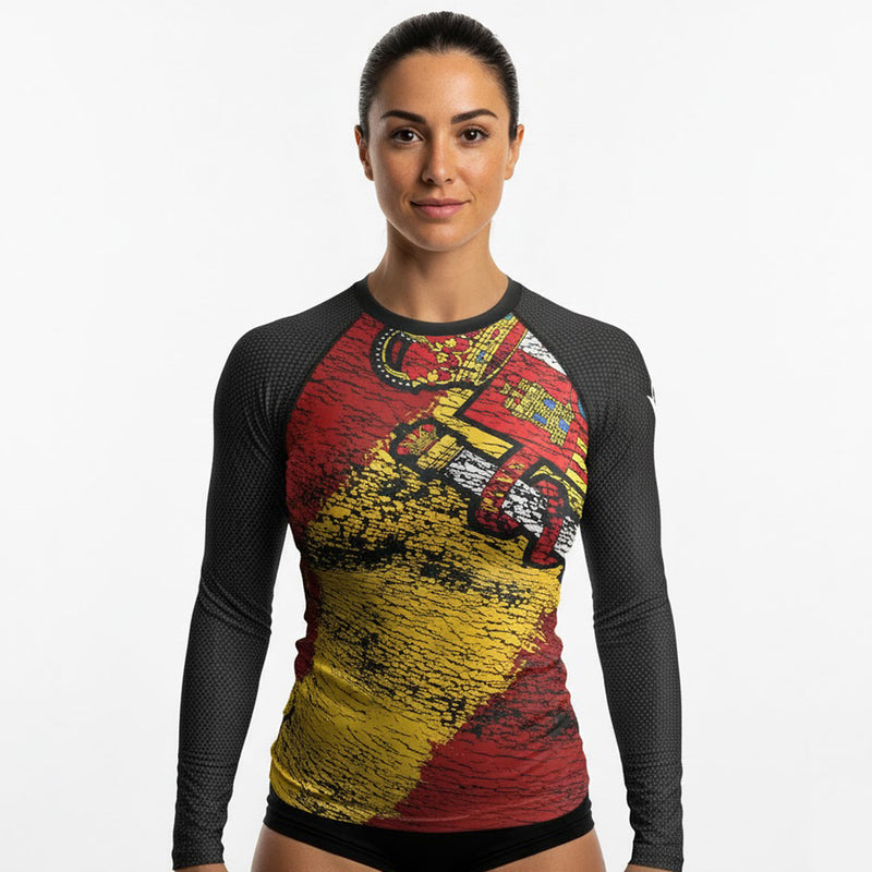 Load image into Gallery viewer, Spain (España) - Urban (Women&#39;s Rash Guard) Olympian
