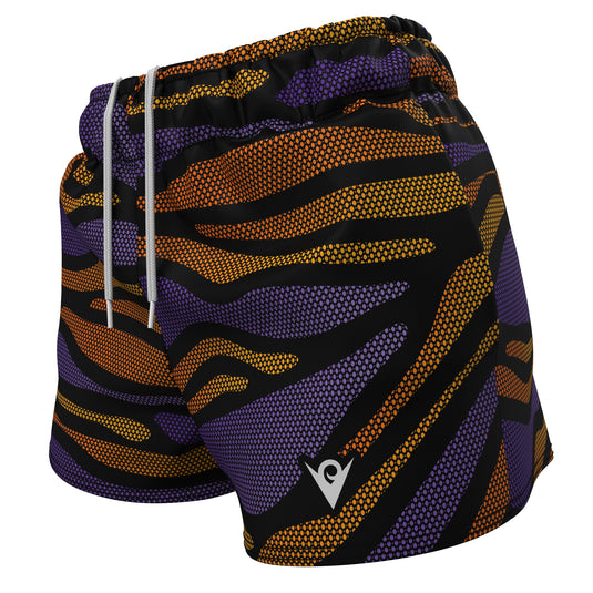 Tigerdelic (Women's Sports Shorts - Recycled Polyester)