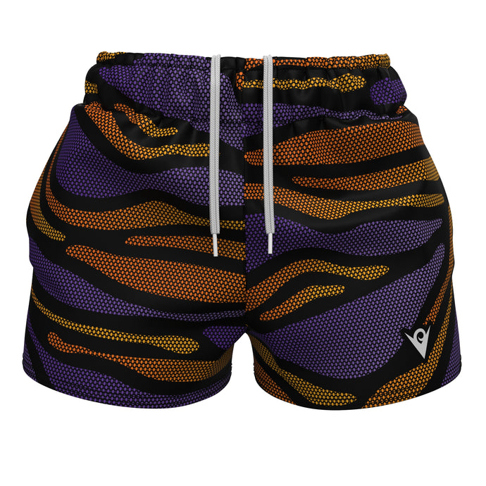 Tigerdelic (Women's Sports Shorts - Recycled Polyester)