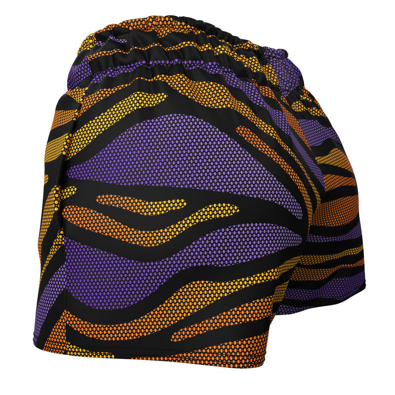 Load image into Gallery viewer, Tigerdelic (Women's Sports Shorts - Recycled Polyester)
