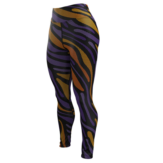 Tigerdelic (Women's Yoga Pants) Yoga