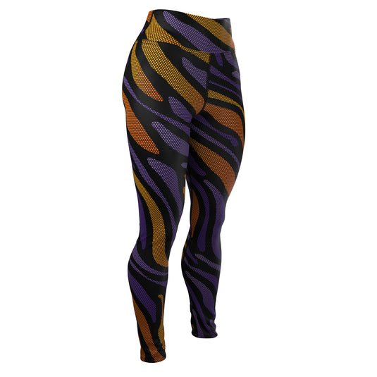 Tigerdelic (Women's Yoga Pants) Yoga