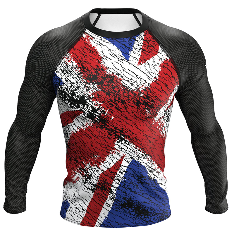 Great Britain Rash Guard United Kingdom (Union Jack Flag) - Urban (Men's Rash Guard) Olympian ...