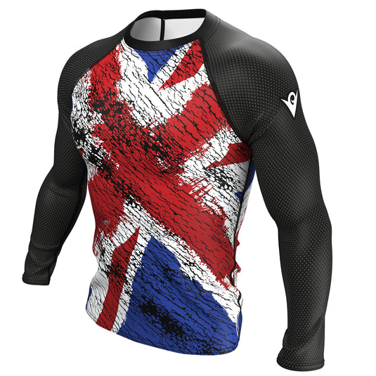 Great Britain Rash Guard United Kingdom (Union Jack Flag) - Urban (Men's Rash Guard) Olympian ...