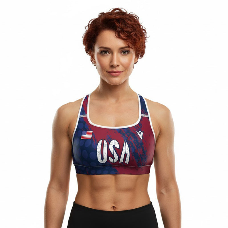 Load image into Gallery viewer, United States - USA 1 - Country Codes (Sports Bra) Olympian
