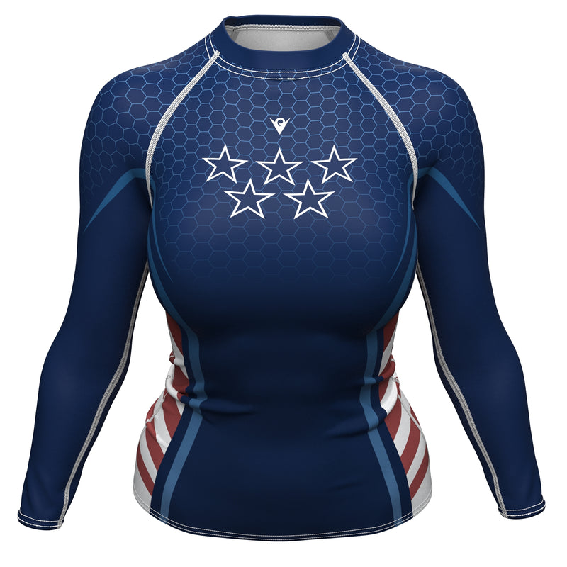 Load image into Gallery viewer, United States - Stargate (Women&#39;s Rash Guard) Olympian
