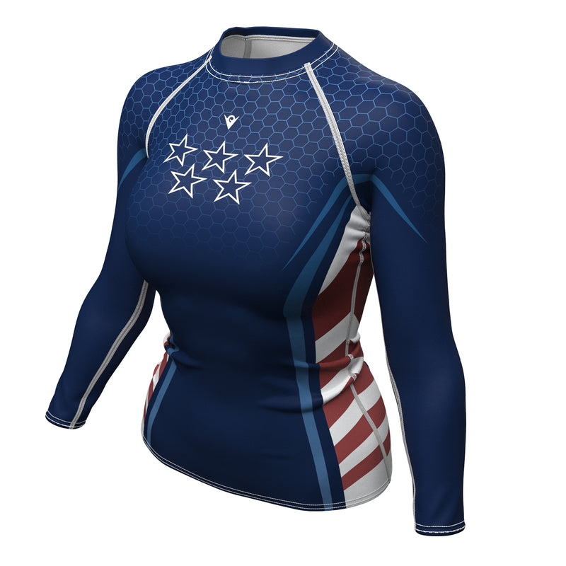 Load image into Gallery viewer, United States - Stargate (Women&#39;s Rash Guard) Olympian
