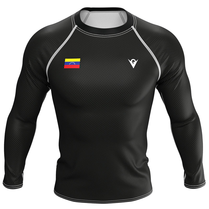 Load image into Gallery viewer, Venezuela - Eclipse (Men&#39;s Rash Guard) Olympian
