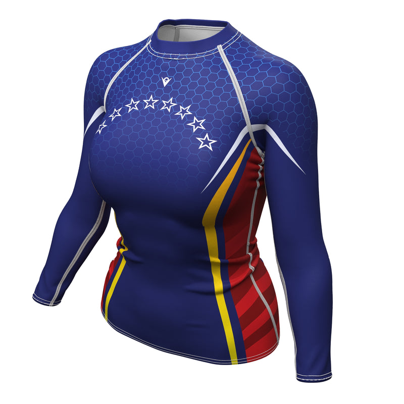 Load image into Gallery viewer, Venezuela - Stargate (Women&#39;s Rash Guard) Olympian
