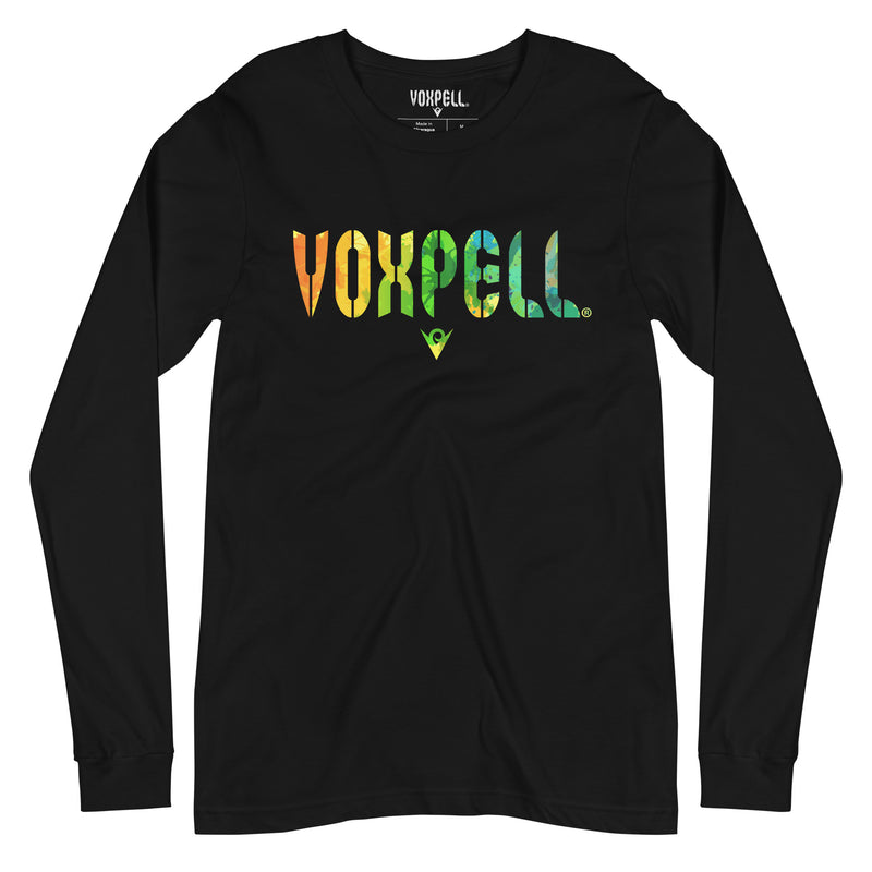 Load image into Gallery viewer, Voxpell Logo - Picturesque (Unisex Long-Sleeve T-shirt) Excelsior

