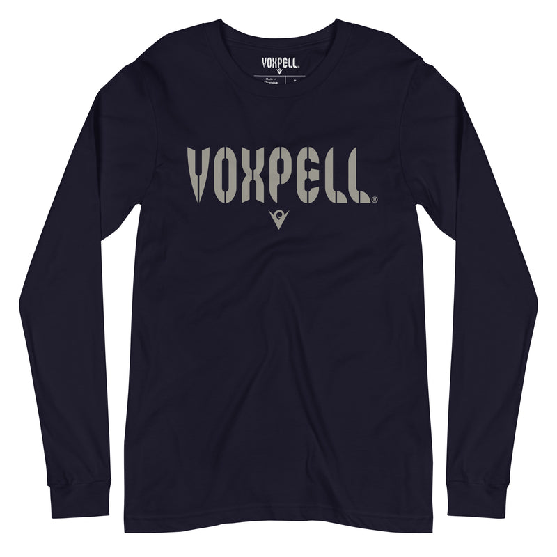 Load image into Gallery viewer, Voxpell Logo (Unisex Long-Sleeve T-shirt) Excelsior
