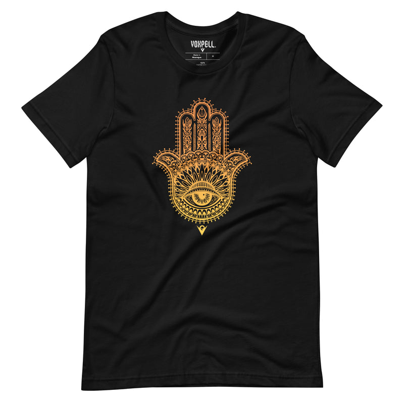 Load image into Gallery viewer, The Hamsa Tee (Men&#39;s Crew-neck T-shirt) Yoga Bliss
