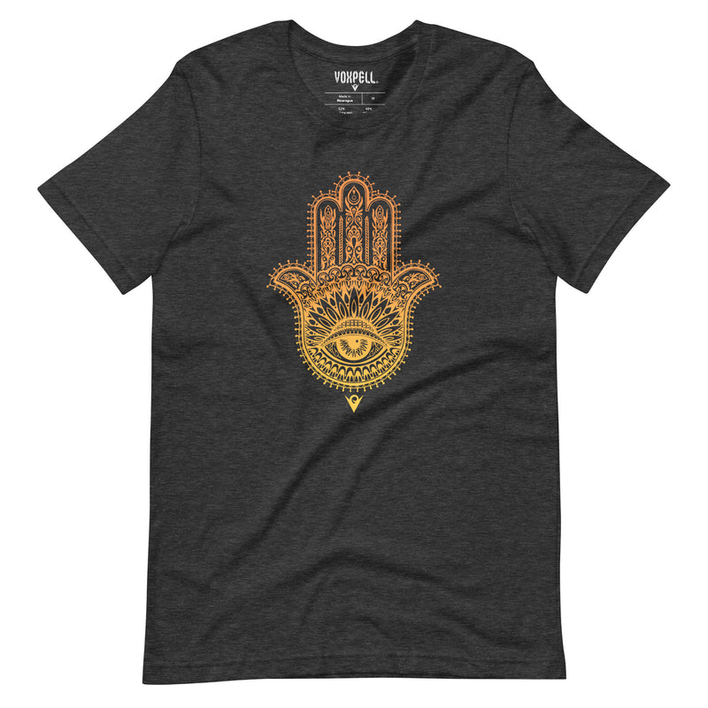 Load image into Gallery viewer, The Hamsa Tee (Men&#39;s Crew-neck T-shirt) Yoga Bliss
