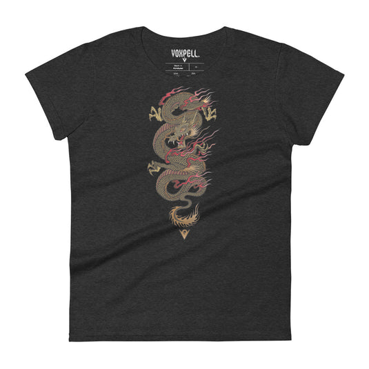Voxpell Dragon Warrior (Women's Crew-neck T-shirt) Martial Warrior
