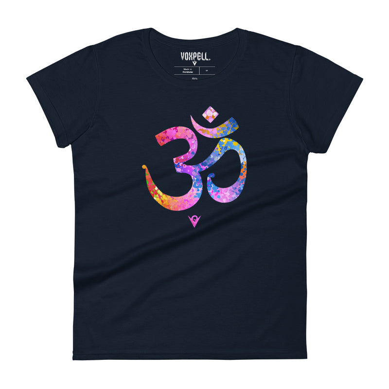 Load image into Gallery viewer, Om Picturesque (Women&#39;s Crew-neck T-shirt) Yoga Bliss
