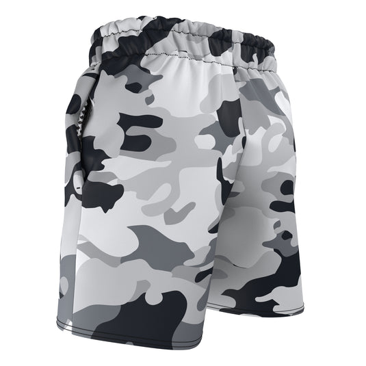 Ash Camo (Men's Sports Shorts - Recycled Polyester) Excelsior/Urban
