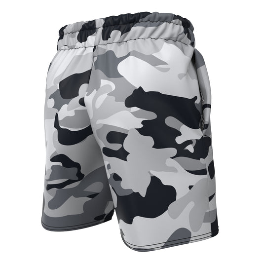 Ash Camo (Men's Sports Shorts - Recycled Polyester) Excelsior/Urban