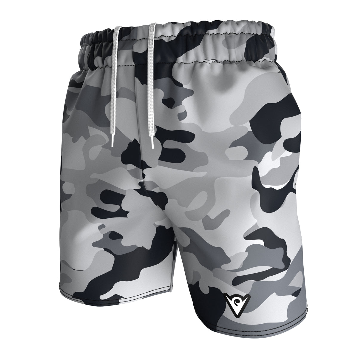 Ash Camo (Men&#39;s Sports Shorts - Recycled Polyester) Excelsior/Urban