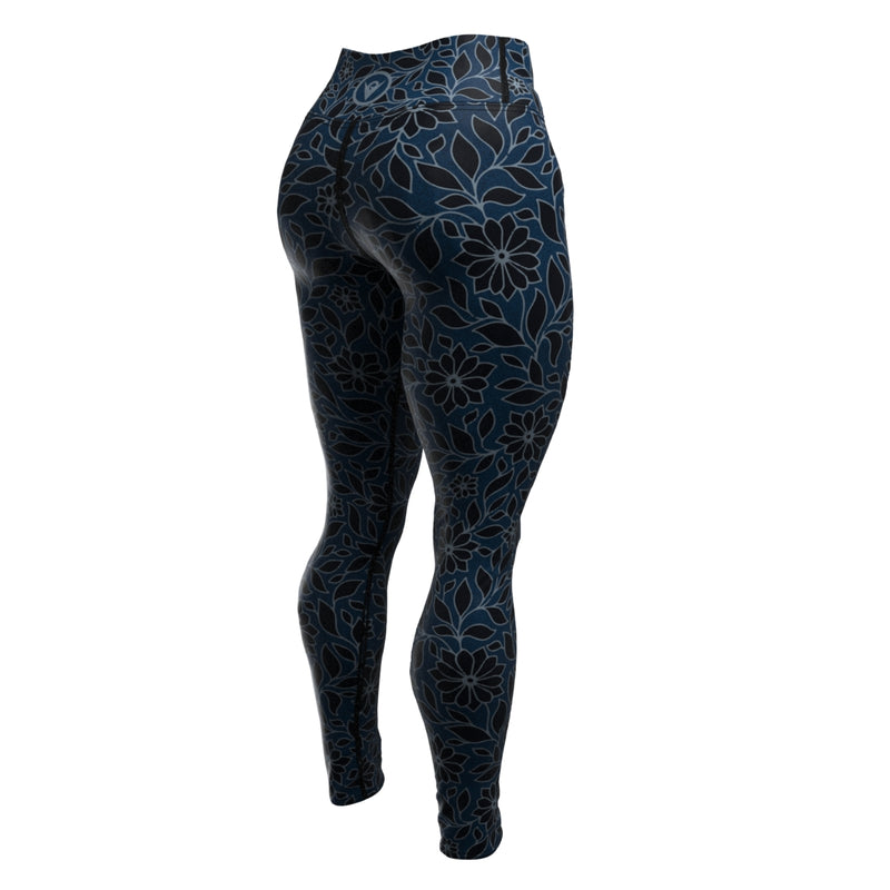 Load image into Gallery viewer, Floral Elegance (Women&#39;s Yoga Pants) Yoga Bliss/Urban
