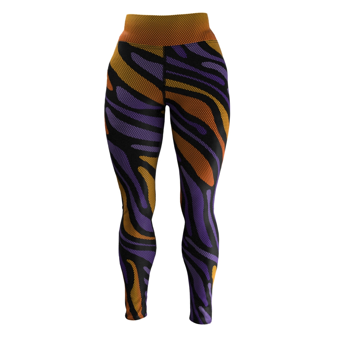 Tigerdelic (Women&#39;s Yoga Pants) Yoga