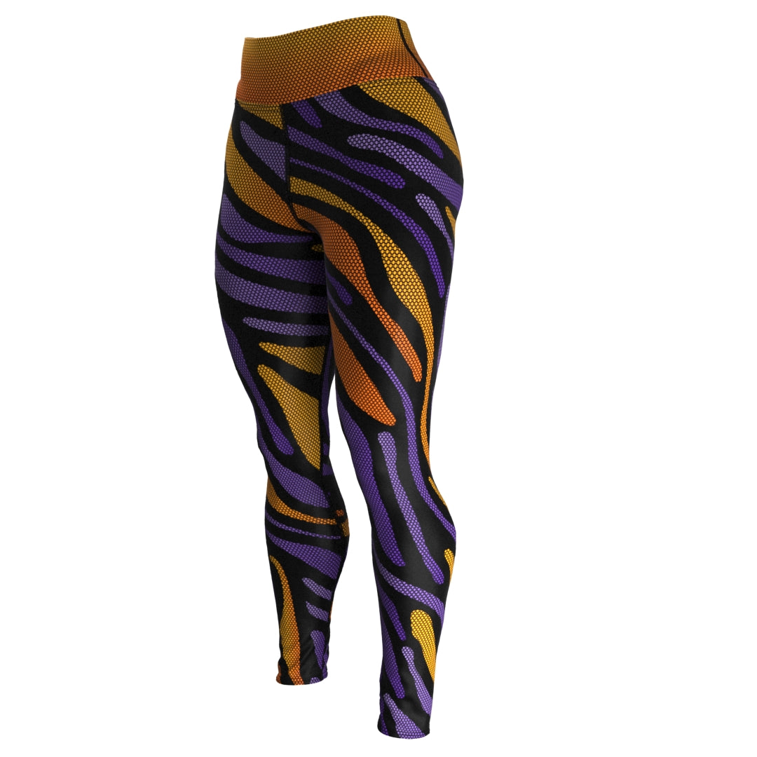 Tigerdelic (Women&#39;s Yoga Pants) Yoga