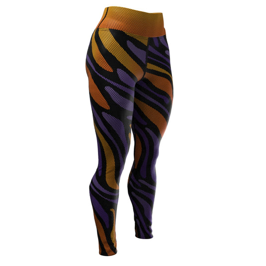 Tigerdelic (Women's Yoga Pants) Yoga