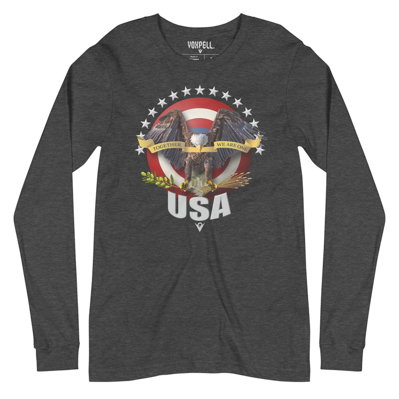 Load image into Gallery viewer, Together, We Are One (Unisex Long-Sleeve T-shirt) American Dream
