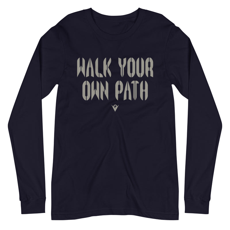 Load image into Gallery viewer, Walk Your Own Path (Unisex Long-Sleeve T-shirt) Excelsior
