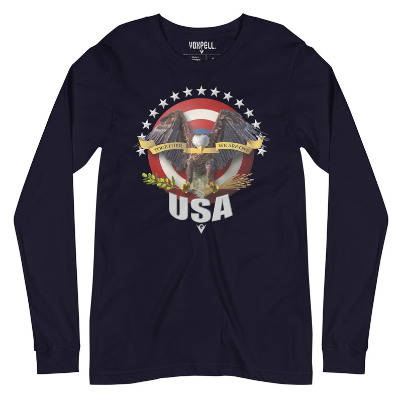 Load image into Gallery viewer, Together, We Are One (Unisex Long-Sleeve T-shirt) American Dream
