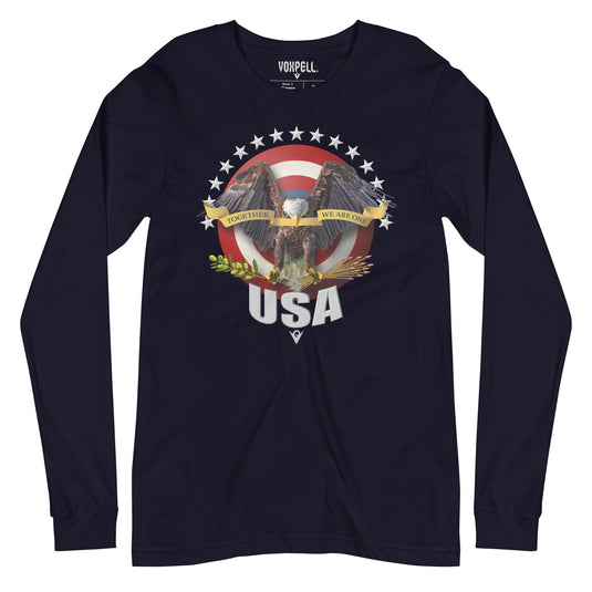 Together, We Are One (Unisex Long-Sleeve T-shirt) American Dream