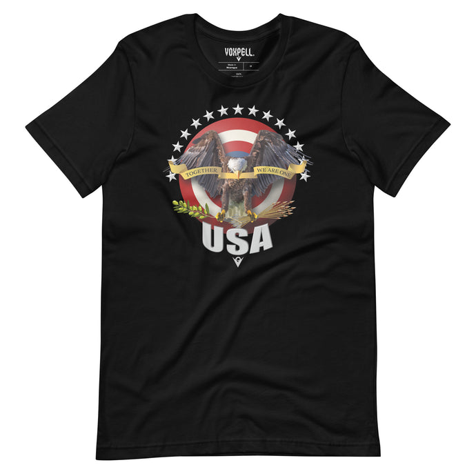 Together, We Are One (Men's Crew-neck T-shirt) American Dream