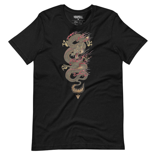Voxpell Dragon Warrior (Men's Crew-neck T-shirt) Martial Warrior
