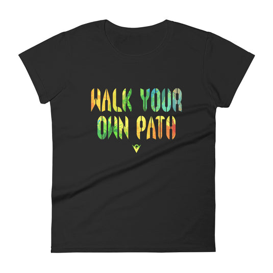Walk Your Own Path - Picturesque (Women's Crew-neck T-shirt) Excelsior